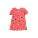 Old Navy Casual Dress - Shift Crew Neck Short sleeves: Pink Print Dresses - Women's Size 5