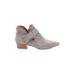 AQUATALIA Flats: Gray Print Shoes - Women's Size 6 - Almond Toe