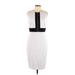 Calvin Klein Casual Dress - Sheath: White Dresses - Women's Size 10