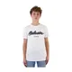 Balmain , Logo Print Boys T-Shirt ,White male, Sizes: 14 Y, 12 Y, 10 Y