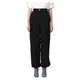 Moschino , Sophisticated Wide Trousers ,Black female, Sizes: S