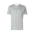Brunello Cucinelli , Stylish Grey Silk Blend T-Shirt ,Gray male, Sizes: 2XL