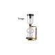 Home style siphon coffee maker tea siphon pot vacuum coffeemaker glass type coffee machine filter 3cup 3cups golden