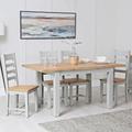 Easton 1.2m Butterfly Extending Dining Table - Grey