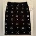 Lularoe Skirts | Lularoe ‘Cassie’ Pencil Skirt Nwt, Stretchy Material, Size Xl, Black/White Print | Color: Black/White | Size: Xl