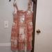 American Eagle Outfitters Dresses | American Eagle Tie Shoulder Tiered Dress Size Medium | Color: Pink | Size: M