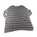 Free People Sweaters | Free People Womens Gray Stripe Oversized Tunic Sweater Slit Boho Casual Xs | Color: Gray | Size: Xs