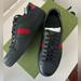 Gucci Shoes | Authentic Gucci Ace Black Men Sneaker Shoes 7 | Color: Black | Size: 8