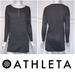 Athleta Dresses | Athleta Azalia Knit Long Sleeve Sweater Dress, Gray | Color: Gray | Size: Xxs