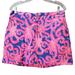 Lilly Pulitzer Skirts | Lilly Pulitzer Nicki Skort Ikat Blue Ocean Print Starfish Cotton Blend Size 10 | Color: Blue | Size: 10