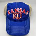 Adidas Accessories | Kansas Jaykawks Ku Ncaa Trucker Hat Adidas Snap Back Cap Blue New Men | Color: Blue | Size: Adjustable