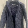 Michael Kors Jackets & Coats | Michael Kors Blue Jacket Size X-Small Long Coat With Pockets Like New | Color: Blue | Size: Xs