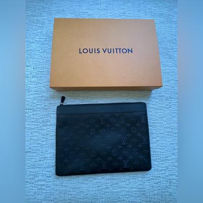 Louis Vuitton Other | Louis Vuitton Discovery Pochette Product Id : M62903 Monogram Shadow Black | Color: Black | Size: Os