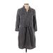 Old Navy Casual Dress - Shirtdress: Gray Dresses - Women's Size X-Small