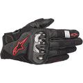 Alpinestars Motorradhandschuhe SMX-1 Air V2 Gloves Black Red Fluo, Schwarz/Rot, 3XL