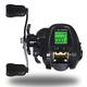 ZPLuz Fishing Reel,Fishing Reel,7.2:1 Bite Alarm Digital Fishing Baitcasting Reel Line Counter Depth Position Left Hand Black