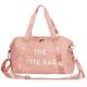 Travel Bag for Women, Travel Duffel Bag Sports Tote Gym Bag Weekender Bags Travel Carry on Bag Shoulder Overnight Bag, Pink