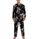 Women Want Me Fish Fear Me Soft Mens Pyjamas Set Comfortable Long Sleeve Loungewear Top And Bottoms Gifts M