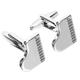 VALICLUD 1 Pair Piano Cufflinks Suit Studs Stylish Cuff Links Sleeve Cuff Links Shirt Sleeve Embellishment Silver Decor Trendy Decor Tap Out Shirts Men Alloy Cufflinks Button Man Clothing