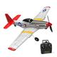 Lllunimon RC Airplane P-51D Mustang Remote Control Plane EPP 400Mm Wingspan 2.4G 6-Axis Electric Fight Fixed Wing RTF for Beginner