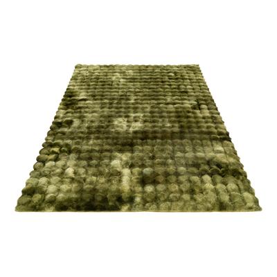 Teppich OBSESSION "My Camouflage 845", grün, B:160cm H:38mm L:230cm, Polyester, Teppiche, 2-farbig gemustert, besonders weich, Hoch-Tief Effekt, handgetuftet Image
