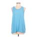 GapFit X Marvel Active Tank Top: Blue Activewear - Women's Size Large