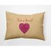 e by design Polyester Indoor/Outdoor Throw Pillow Polyester in Yellow | 14 H x 20 W x 6 D in | Wayfair O5PHW1618YE2-1420