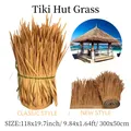 Rouleau de Tuile de Palme Synthétique en Paille Mexicaine Étanche pour Tiki Hut Enge Jardin