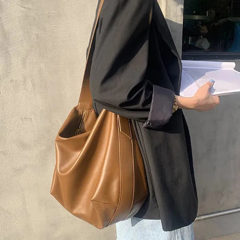 Sac à main Boston en cuir PU pour femmes, Design oreiller Vintage, décontracté, grande capacité, sacs à bandoulière, fourre-tout de shopping à la mode