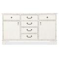Hooker Furniture Charleston 64.75" Wide 3 Drawer Sideboard Wood in Brown/White | 36 H x 64.75 W x 20.25 D in | Wayfair 6750-75901-06