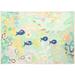 Jellybean Home & Garden Little Blue Fish Olivia's Home Accent Washable Rug 22" X 32" | 32 H x 22 W x 0.25 D in | Wayfair PR2-EVD5000