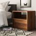 Mercury Row® Posner 1 - Drawer Nightstand Wood in Brown | Wayfair 10D2F51DE1D64D1C9DAFE0B22A0B2FB3