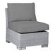 Summer Classics Club Patio Lounge Chair w/ Cushions Metal/Wicker/Rattan in Gray | 29.5 H x 26.5 W x 34 D in | Wayfair 362124+C586H4278N