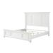 Red Barrel Studio® Annalie Bed Wood in Brown/White | 64.5 H x 67 W x 87.5 D in | Wayfair 5BD484046EC040FF966066FD2110B8F8