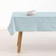 Belum Tischdecke, schmutzabweisend, Größe 240 x 155 cm, extraweich, Blau, 100, Stoff 100% Bio-Baumwolle, einfarbig, Tischdecke