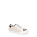 Kam Faux Shearling Low Top Sneaker In Natural/taupe At Nordstrom Rack