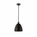 Innovations Lighting - Metal Bristol - 1 Light Pendant In Industrial Style-10.88