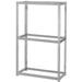 Nexel Industries 3 Tire Wide Span Storage Rack Gray - 48 x 48 x 96 in.