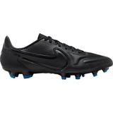 Nike Tiempo Legend 9 Club FG Soccer Cleats (Black/Blue M6.0/W7.5 D)