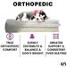 Club Nine Pets Metro Orthopedic Dog Sofa Bed Medium - Metal