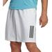 Adidas Men s Club 3-Stripes 7\ Tennis Shorts (White XXL)