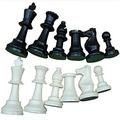 Vbestlife Chess Weight Tournament EC36 Chess Game Set Chess Board Game International Chess Pieces Complete Chessmen Set Black & White International Chess Set (Large 77mm) Chess Set