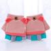 Cartoon Convertible Flip Top Gloves Toddler Kids Winter Wool Knit Fingerless Gloves With Mitten Cover For Girls Boys 2-15 Yrs
