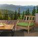 Sorra Home Sunbrella Outdoor Knife Edge Deep Seating Cushion Cilantro - 25 in W x 25 in D x 5 in H