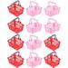 12 Pcs Mini Shopping Basket Miniature Model Hamper Toy for Kids Picnic Craft Decor Fake Child