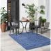 Nourison Modern Solid Indoor/Outdoor Area Rug 4 x 6 - Brick