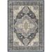 Nourison Essentials Persian Vintage Indoor Outdoor Area Rug Navy 6 x 9