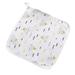 PRINxy Kids Long Sleepshirts Baby Towel Pure Cotton Gauze Baby Face Towel Six-layer Soft Child Absorbent Small Towel White B One Size