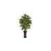 HomeStock Sophisticated Simplicity 5Ft. Bamboo Artificial Tree In Bamboo Planter