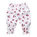 New Casual Polka Dot Fashion Floral Print Boys and Girls Mid Waist Cropped Floral Bloomers Children Spring and Autumn Long Pants